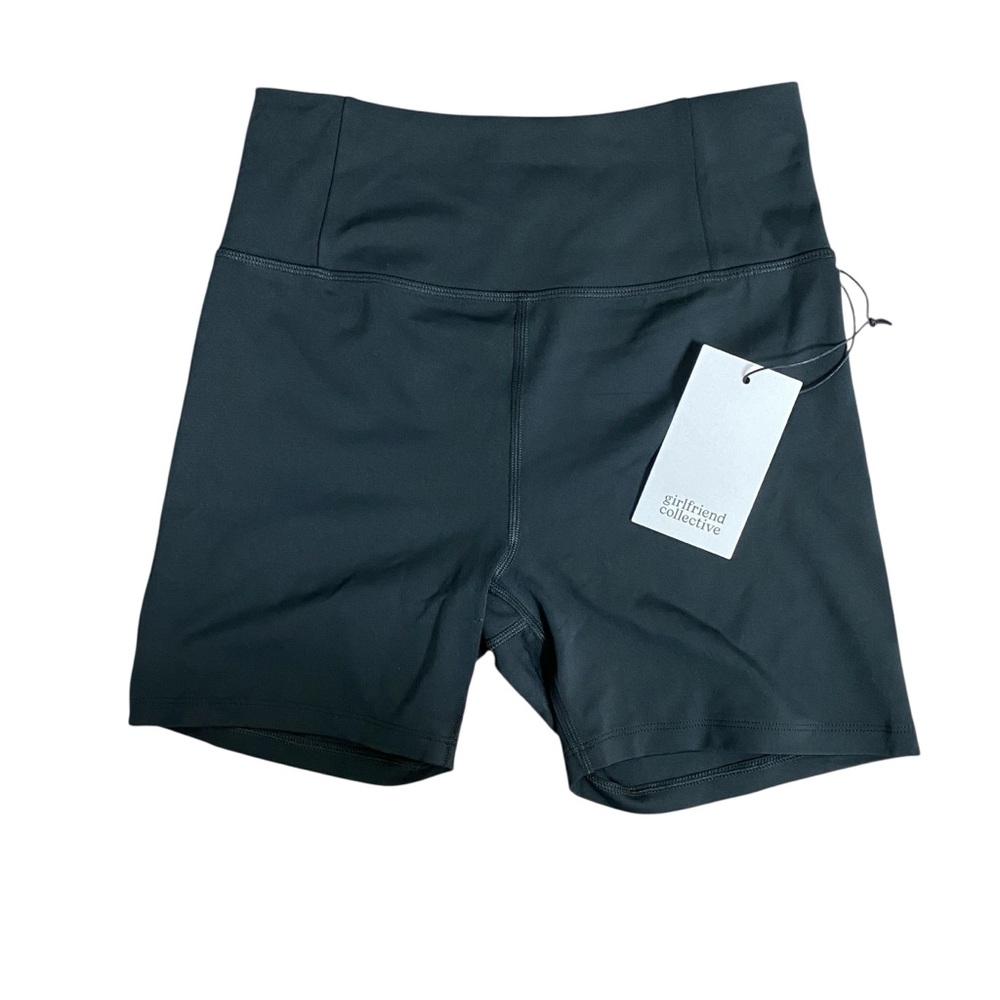 Girlfriend Collective High-Rise Black float Bike Shorts